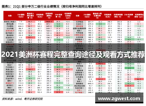 2021美洲杯赛程完整查询途径及观看方式推荐